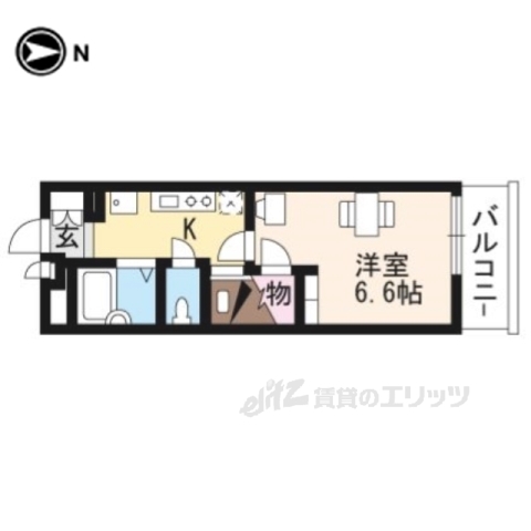 レオパレス府庁前の間取り写真