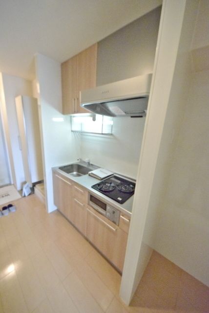 キッチン　2口コンロで料理も楽々