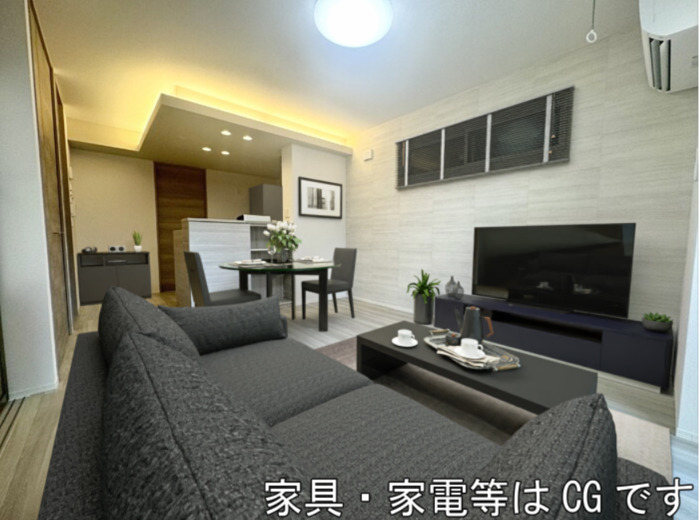 ロビー　LDK（※家具・家電等はCGです）