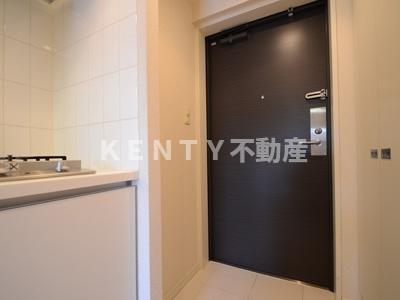 玄関　収納もある玄関です