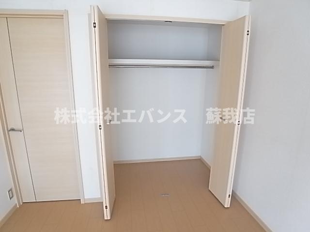 収納　たっぷりとした収納スペースです