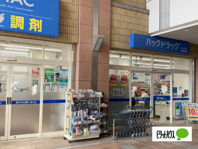 ドラックストア　ハックドラッグらびすた新杉田店（ドラッグストア）まで115m