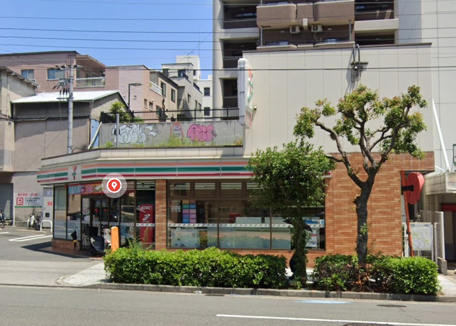 コンビニ　セブンイレブン大阪玉造2丁目店（コンビニ）まで52m
