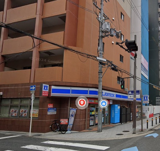 コンビニ　ローソン空堀町店（コンビニ）まで191m