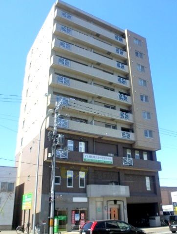 建物外観　経済的な都市ガス採用の１ＬＤＫマンションです♪
