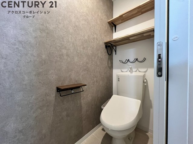 トイレ　ウォシュレット付きのトイレです！