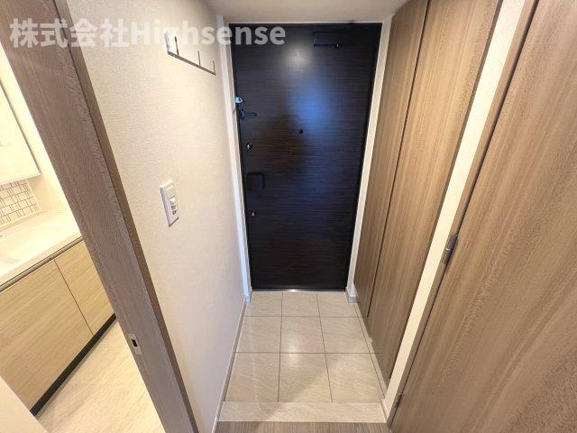 玄関　収納もある玄関です
