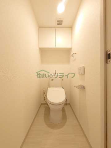 トイレ　クリーニング中