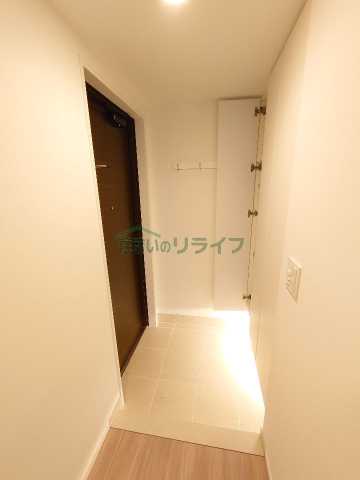 玄関　クリーニング中