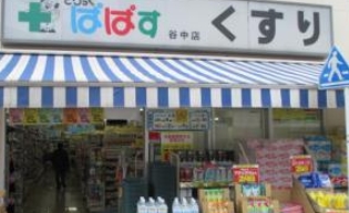ドラックストア　どらっぐぱぱす谷中店（ドラッグストア）まで465m