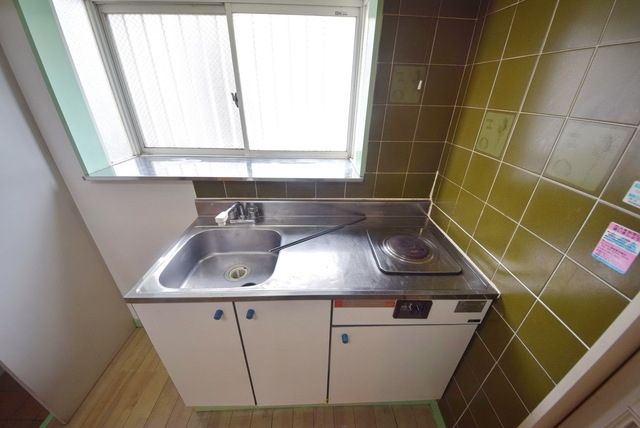 キッチン　★電気コンロ1口のキッチンです★