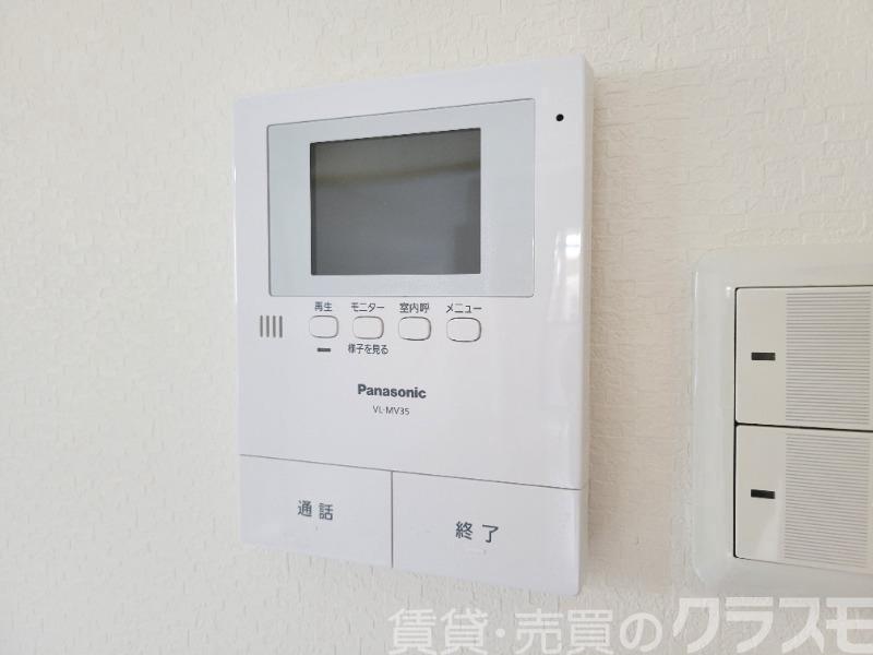 セキュリティ　来訪者が確認できるモニターホン♪