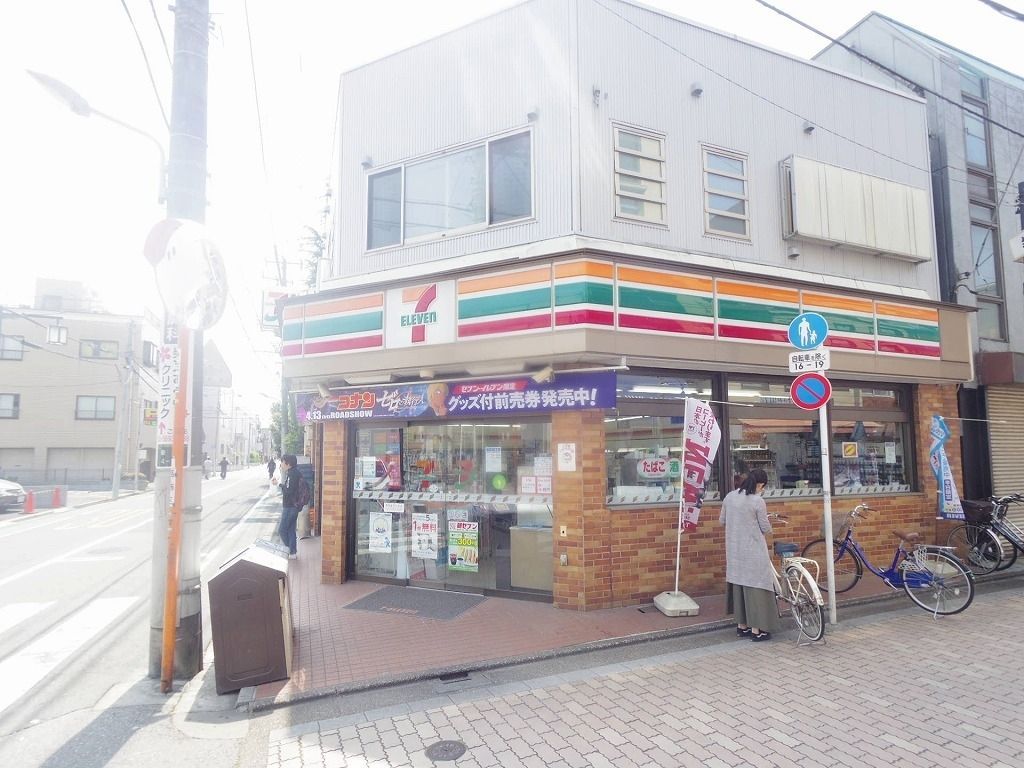 コンビニ　セブンイレブン柴又駅前店（コンビニ）まで180m