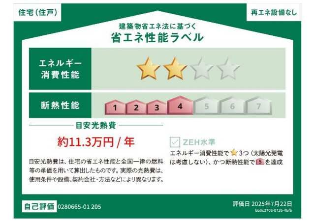 省エネ性能ラベル