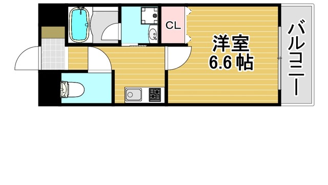 W.O.B.西九条の間取り写真