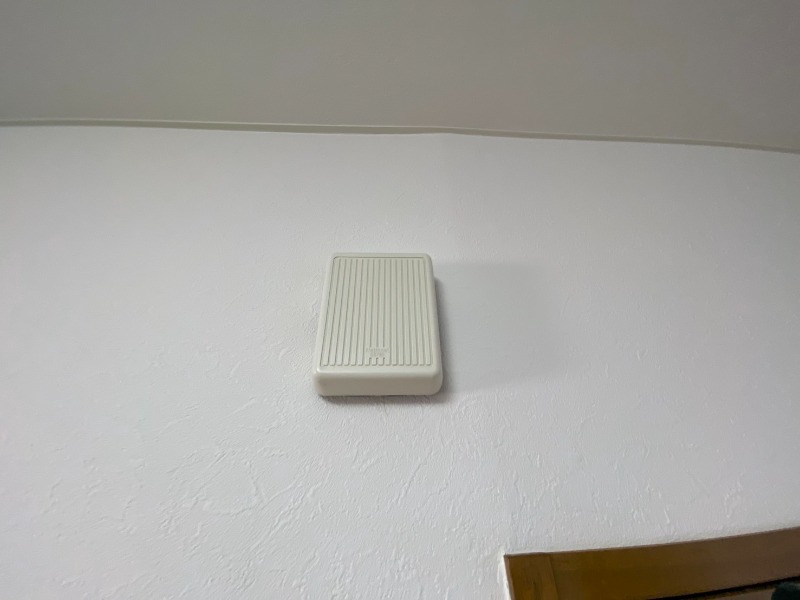 セキュリティ　来客時にはこちらのチャイムで知らせてくれます。