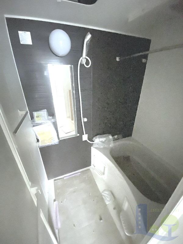 バス・シャワールーム　建築時の写真