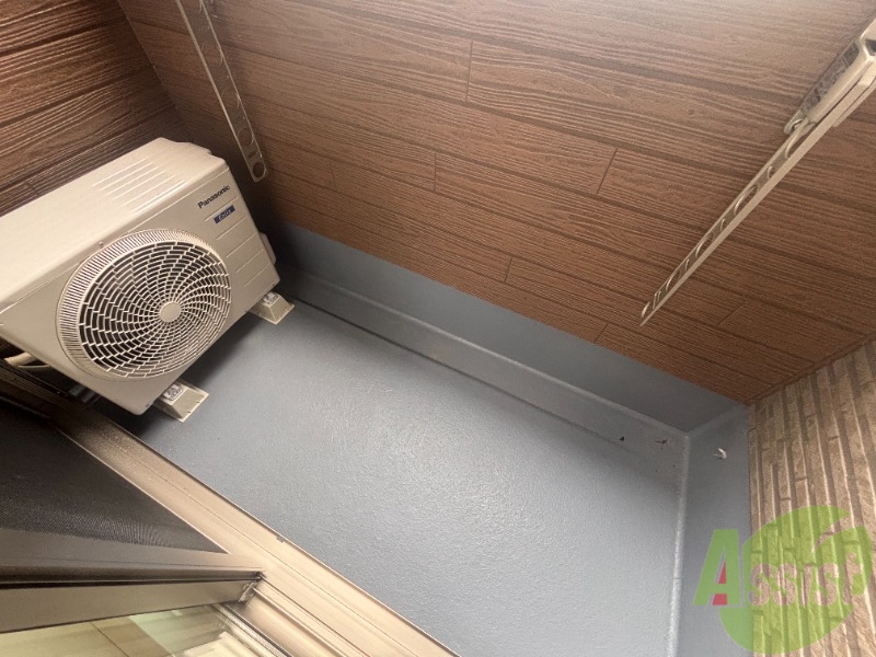 バルコニー　バルコニーが付いているので晴れた日は洗濯物が沢山干せますね