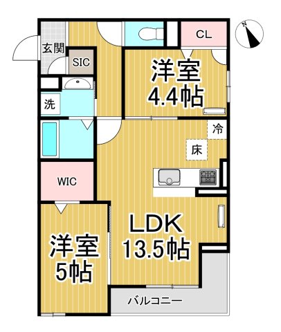 Cocooniaの間取り写真