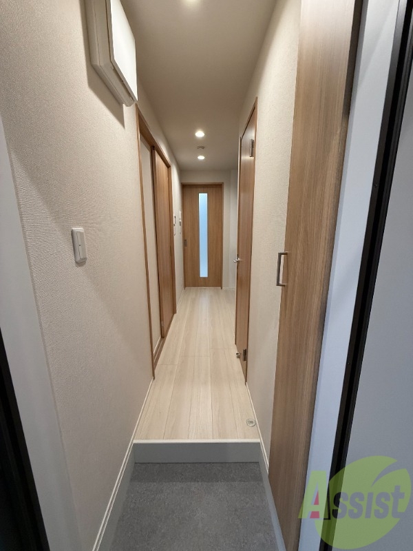 玄関　玄関の写真です。玄関から部屋が見えないのはいいですね！