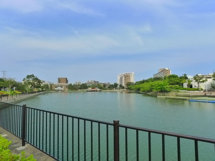 役所　新左近川親水公園（役所）まで451m