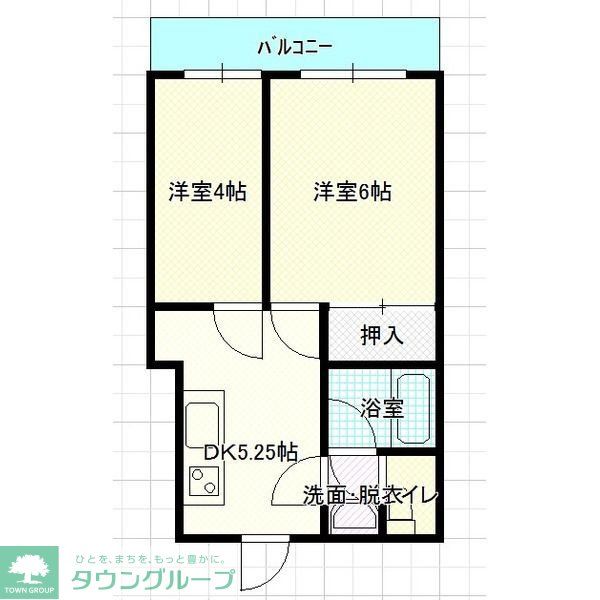 ブルーベイhonjo3の間取り写真