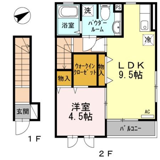 セジュール日野本町の間取り写真