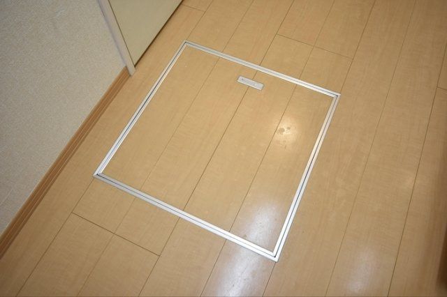 収納　ゆったりとした空間のトイレです