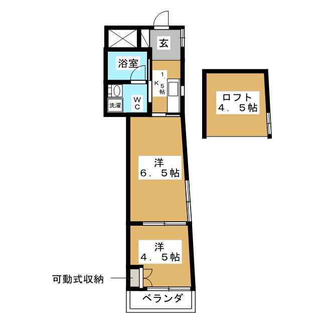 PORTE自由が丘の間取り写真