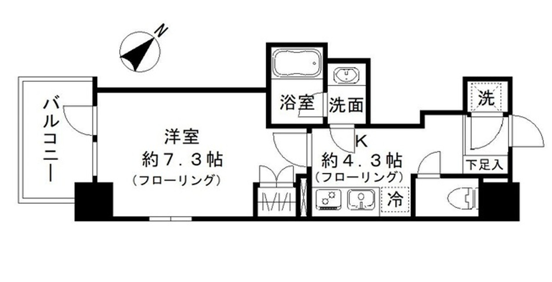 オーチャードの間取り写真