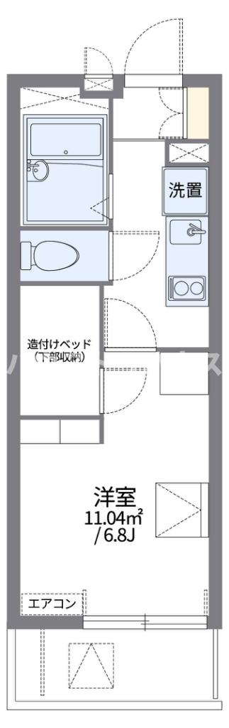 レオパレスサクラパークBの間取り写真