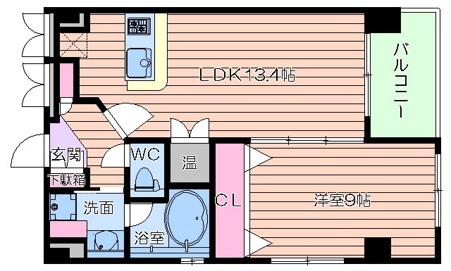 グレンパーク梅田北の間取り写真