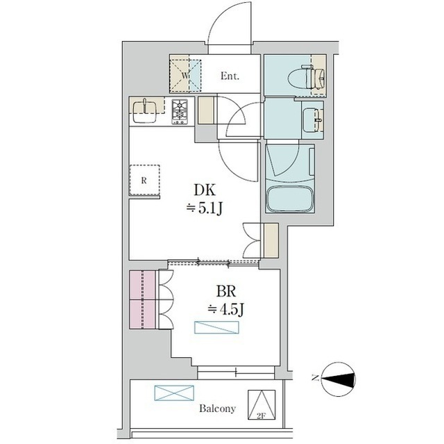 Brillia ist 清澄庭園の間取り写真