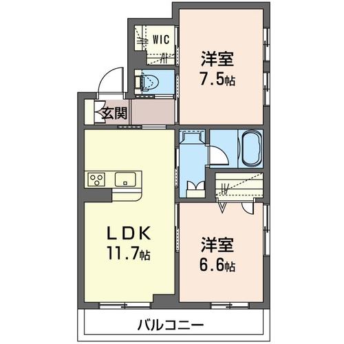 ティーエフ レジデンスの間取り写真