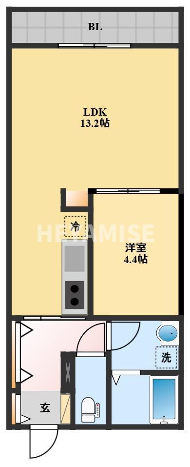 フォレスト平古場の間取り写真