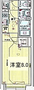 プレサンスジェネ千種内山IIの間取り写真