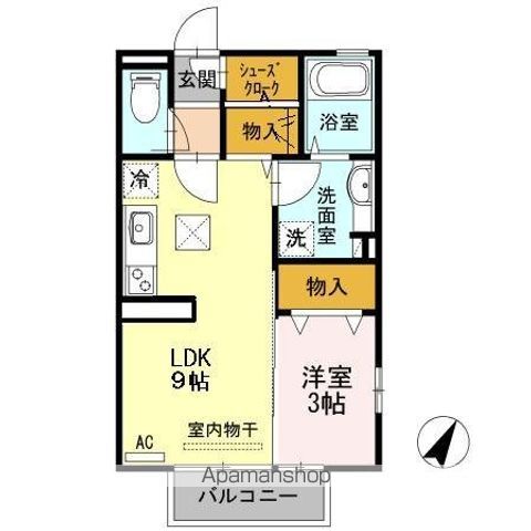 九州新幹線 新鳥栖駅 徒歩4分 2階建 築14年の間取り写真