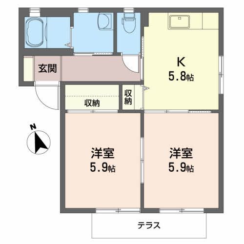 シャーメゾンKATO・IIの間取り写真