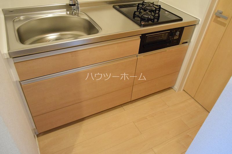 キッチン　2口コンロ設置済みです。