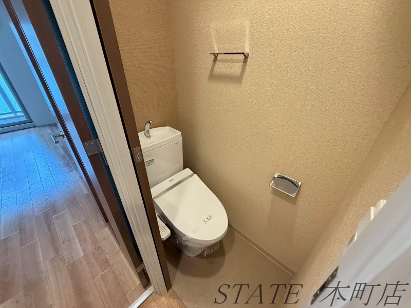 地下鉄谷町線 天王寺駅 徒歩5分 9階建 築9年のトイレ写真