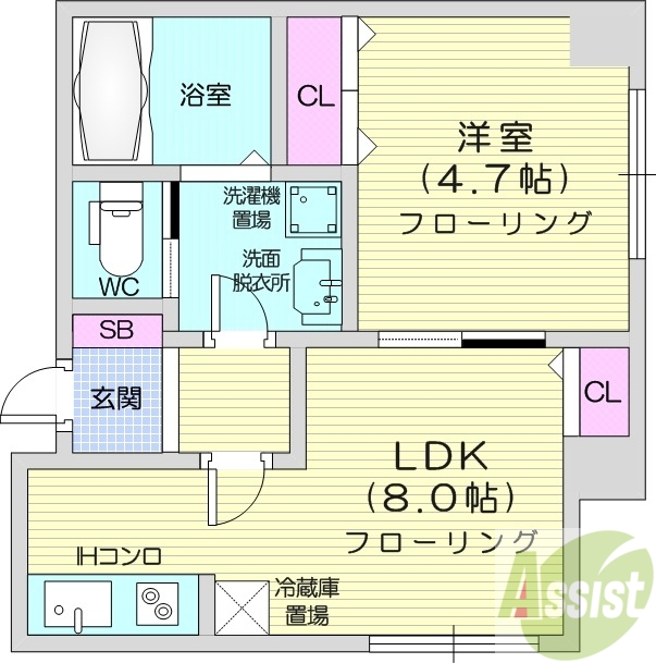 E-Horizon山鼻の間取り写真
