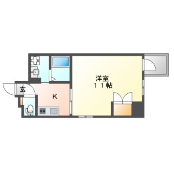 ヴァンサンク堺町の間取り写真