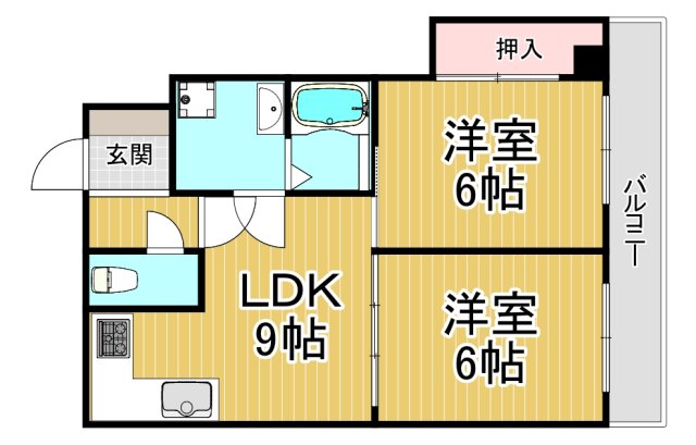 木原マンションの間取り写真