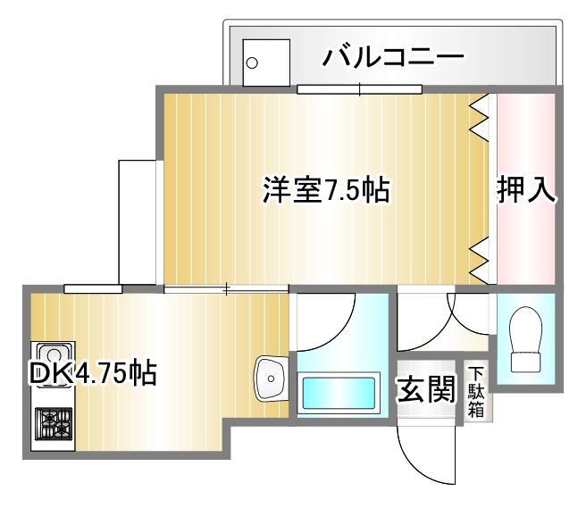 シャイングレード岩田の間取り