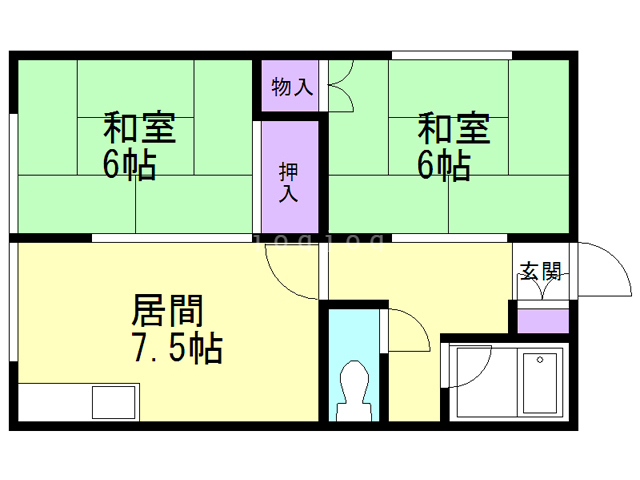 ハイデンス日吉の間取り