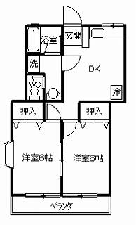 グリーンエイト_間取り_0