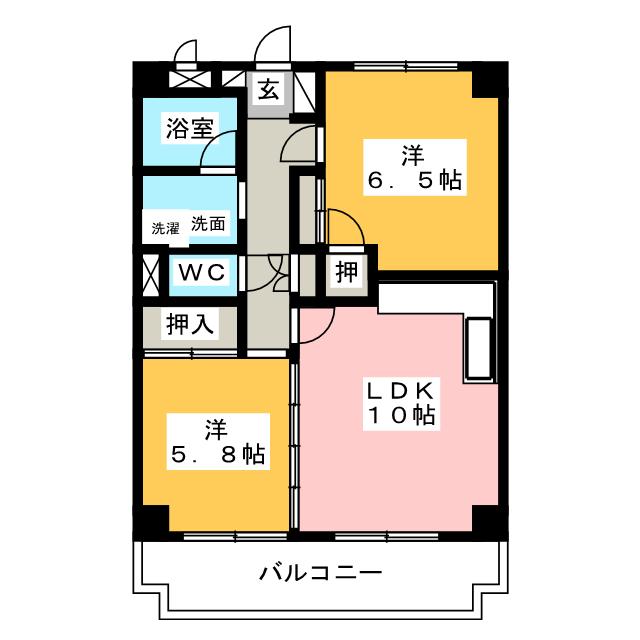 メゾンラ・メールの間取り