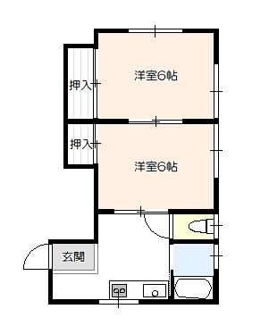 レジデンス銀河の間取り