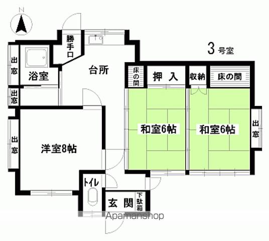 一戸建ての間取り写真