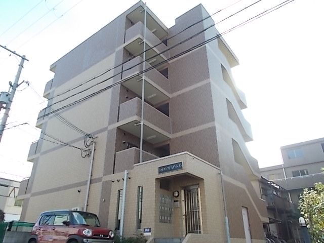 堺市北区百舌鳥本町のマンションの建物外観